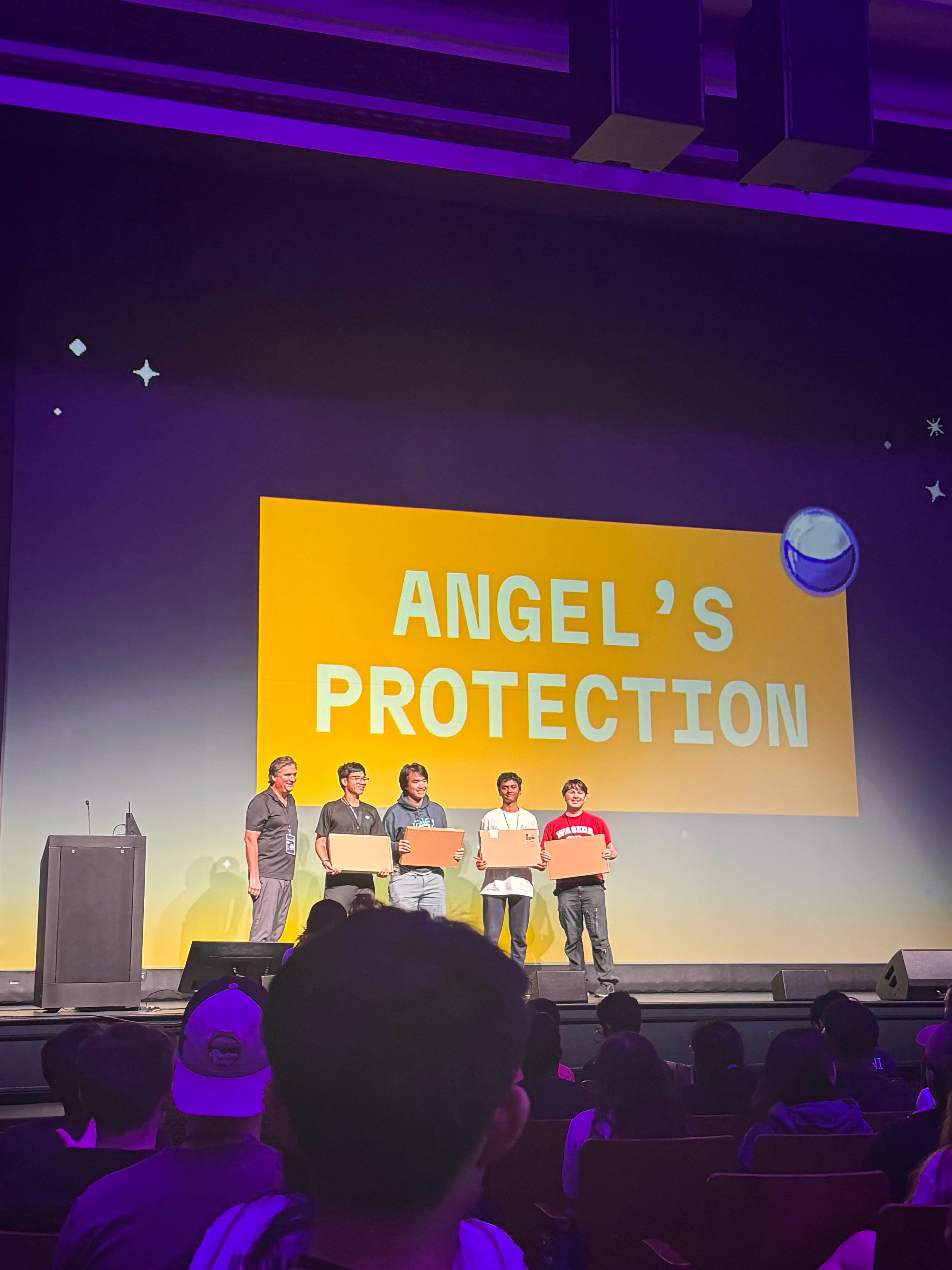Angel's Protection project interface