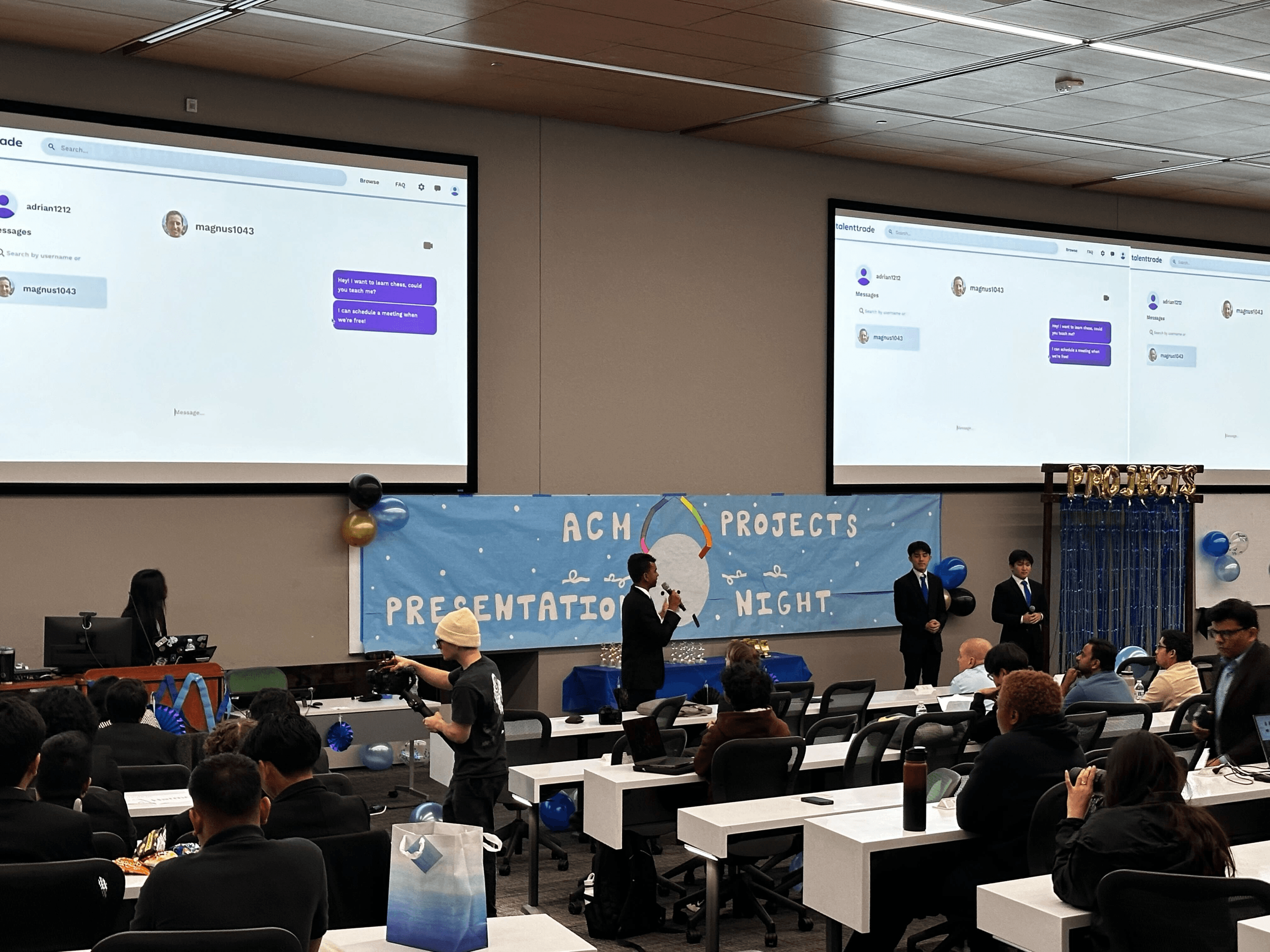 TalentTrade project interface